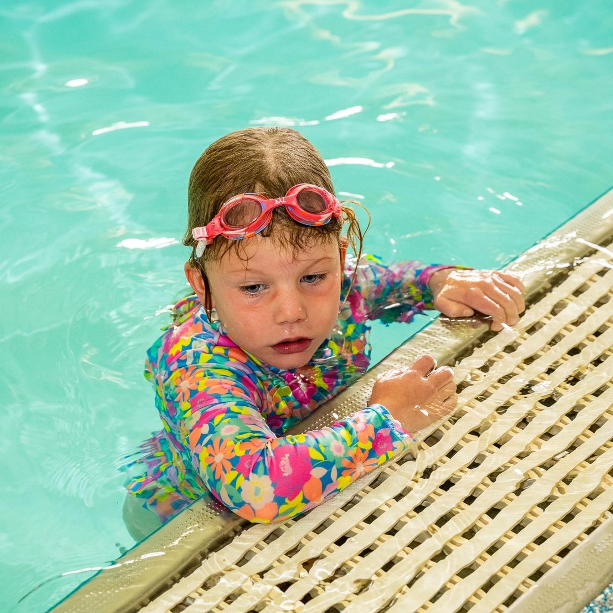 Summer camp pool use