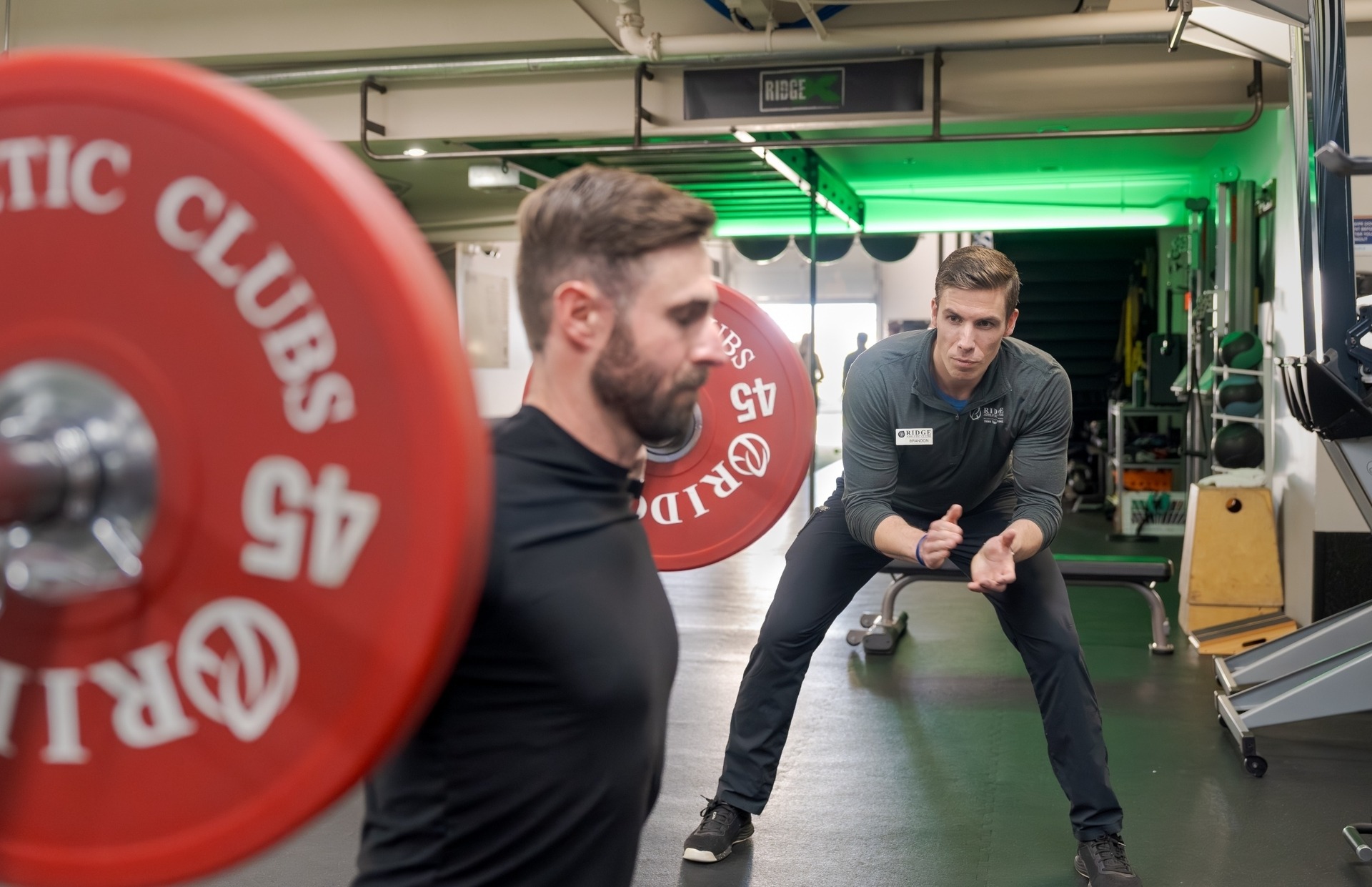 Personal Trainer at Work